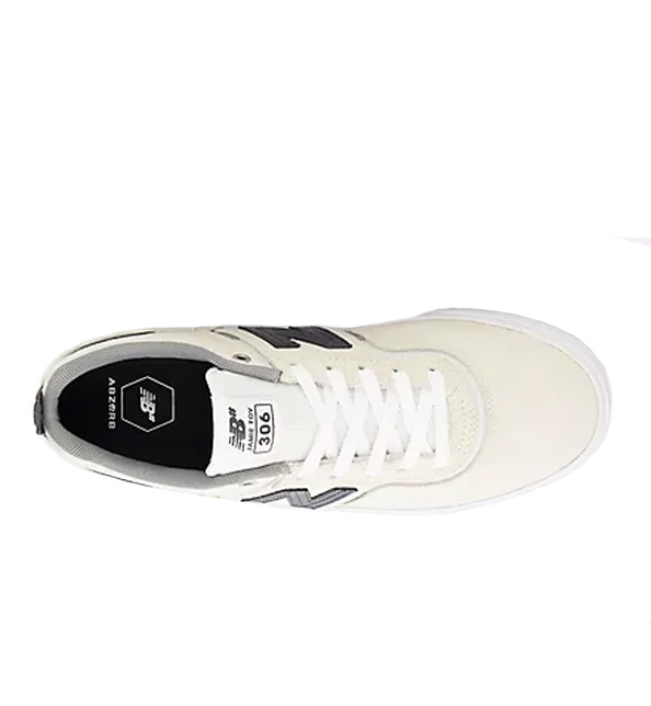 White new sales balance skate shoes