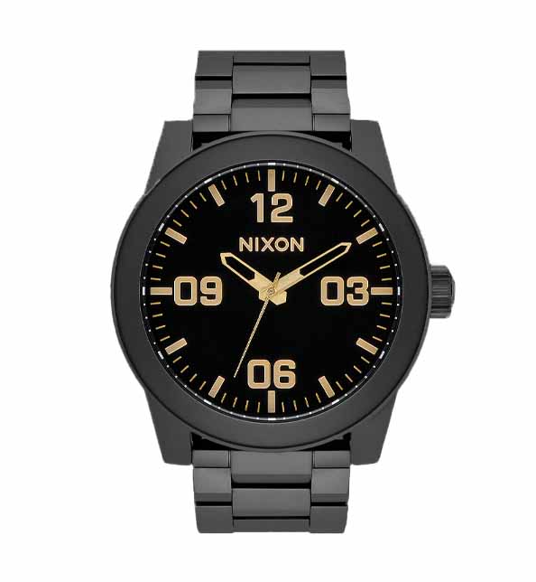 Corporal Ss Matte Blk/Gld