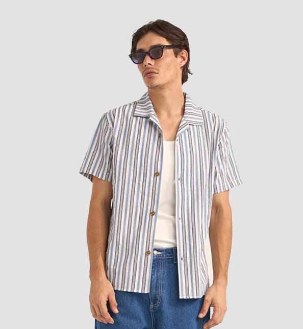 Vacation Stripe Ss Shirt