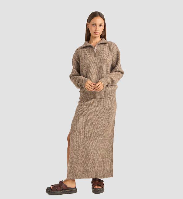 Quinn Knit Midi Skirt