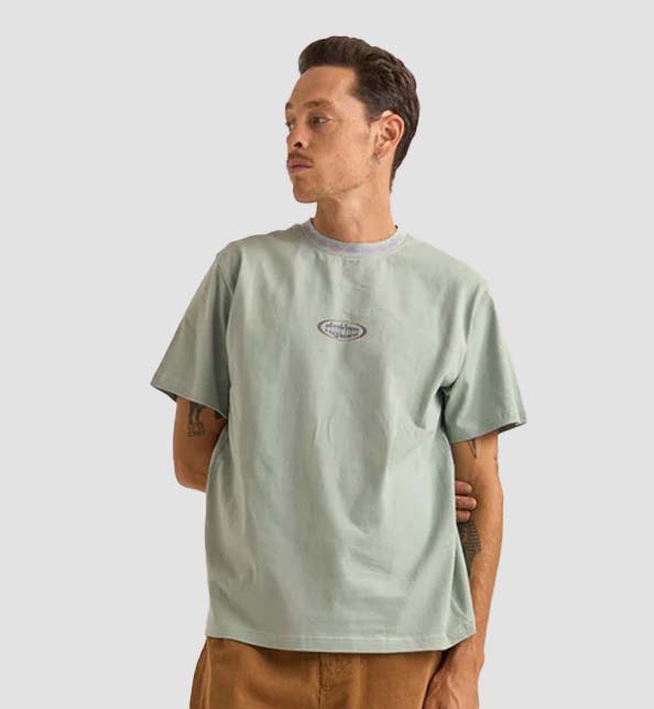 Contrast Neckband Ss Tee
