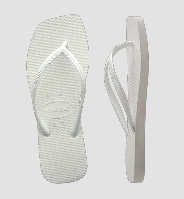 Slim Square Solid White