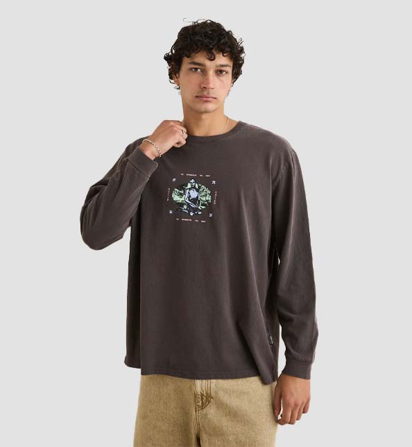 Nature Bot Vintage Ls Tee